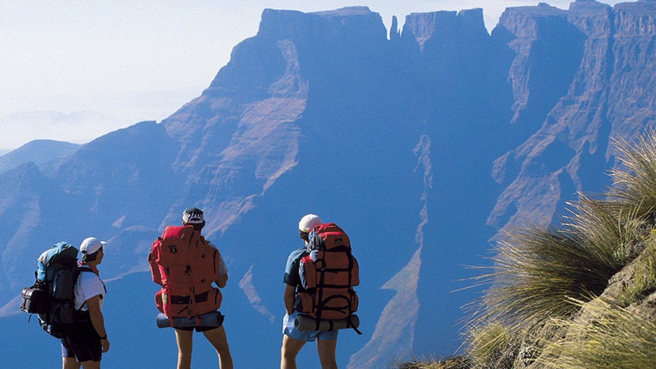 Explorers on the Ukhahlamba/ Drakensberg Mountain