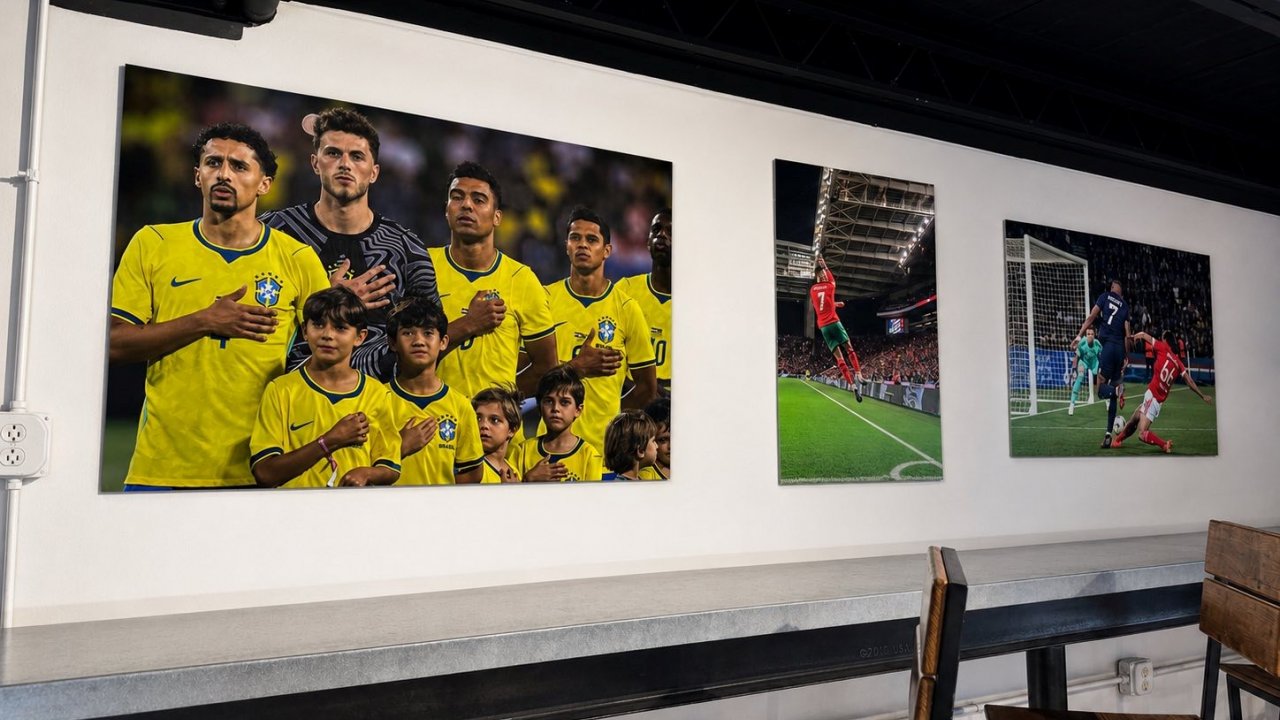 Photos by Marcelo Guelber Goes on display in the taproom at Peticolas Brewing Company