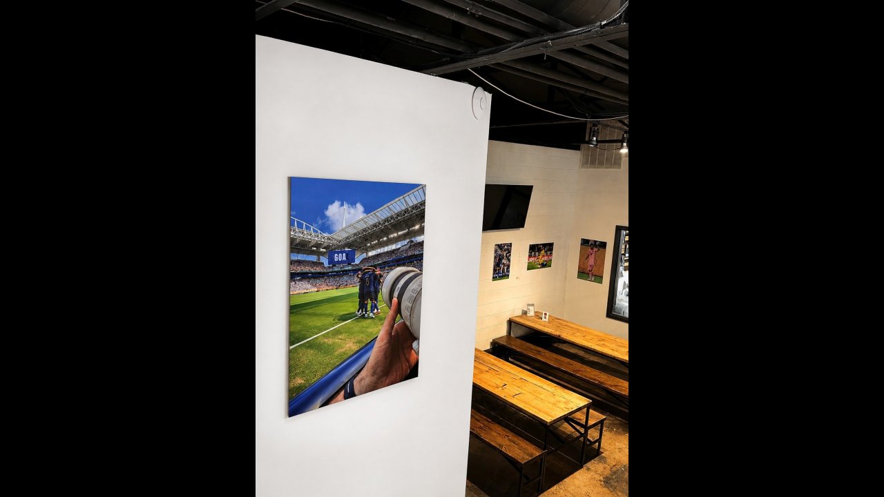 Photos by Marcelo Guelber Goes on display in the taproom at Peticolas Brewing Company