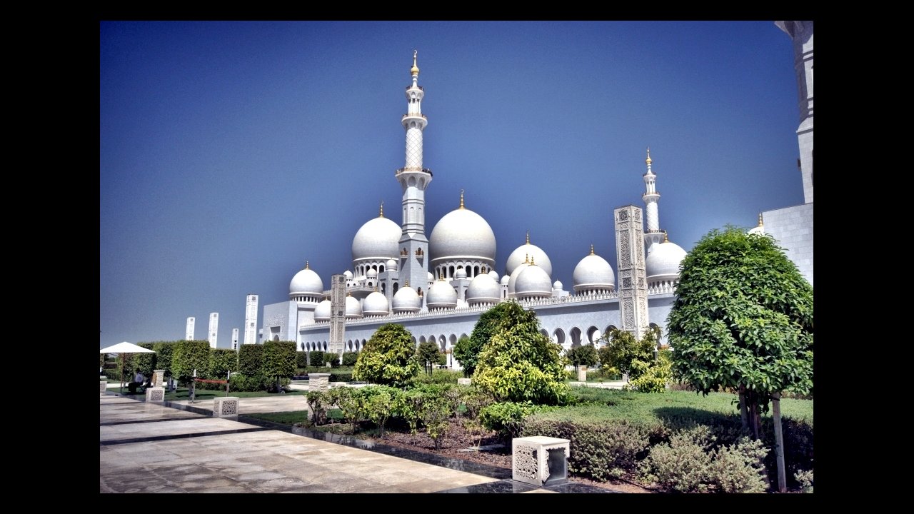 Shaikh Zayed Mosque View From Outside