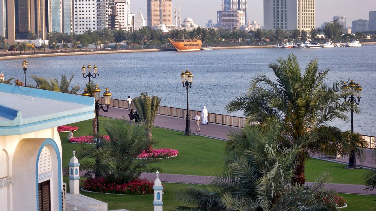 Beautiful View Of Sharjah 