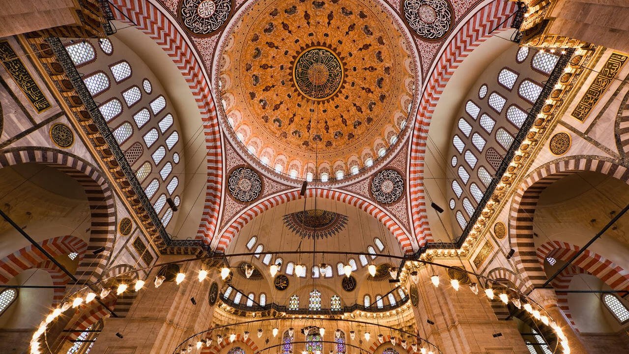 Interior of Suleymaniye Mosque