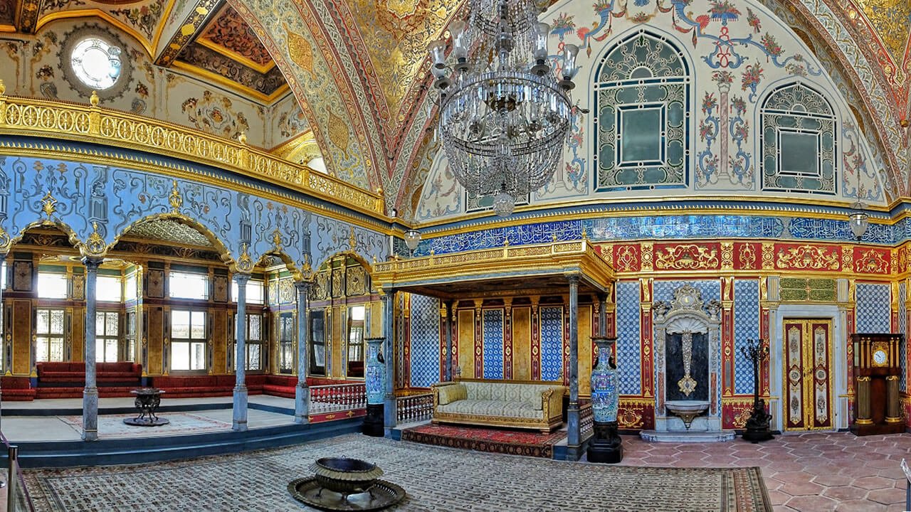 The Imperial Hall of Topkapi Palace's Harem.