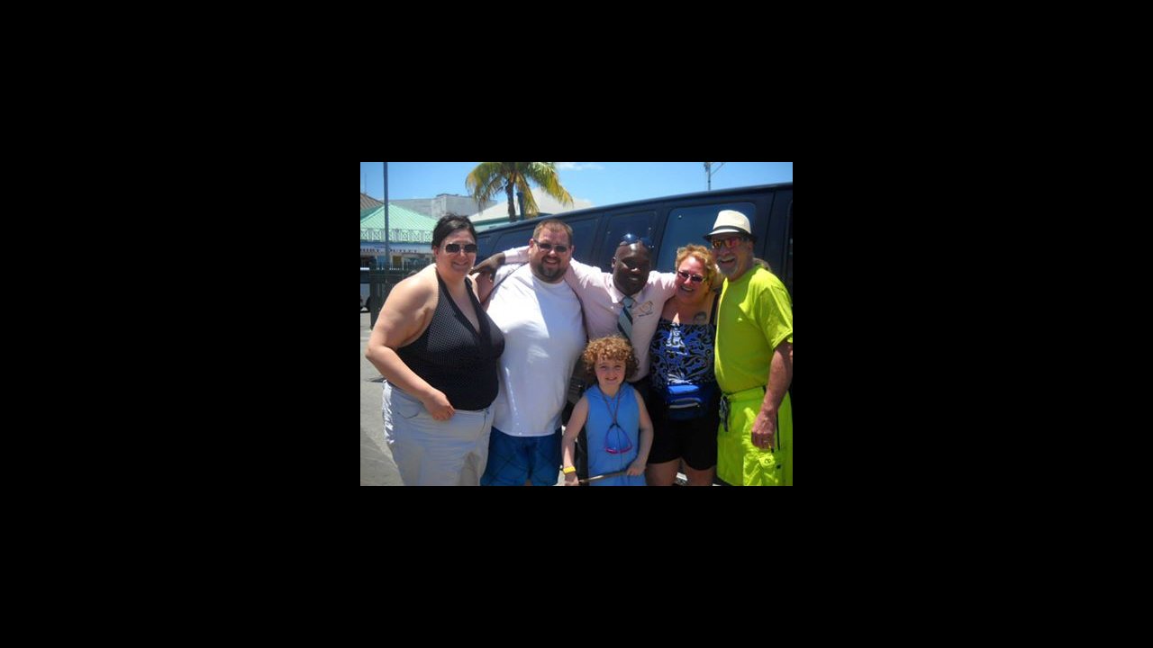 Our valued guests on a ride.