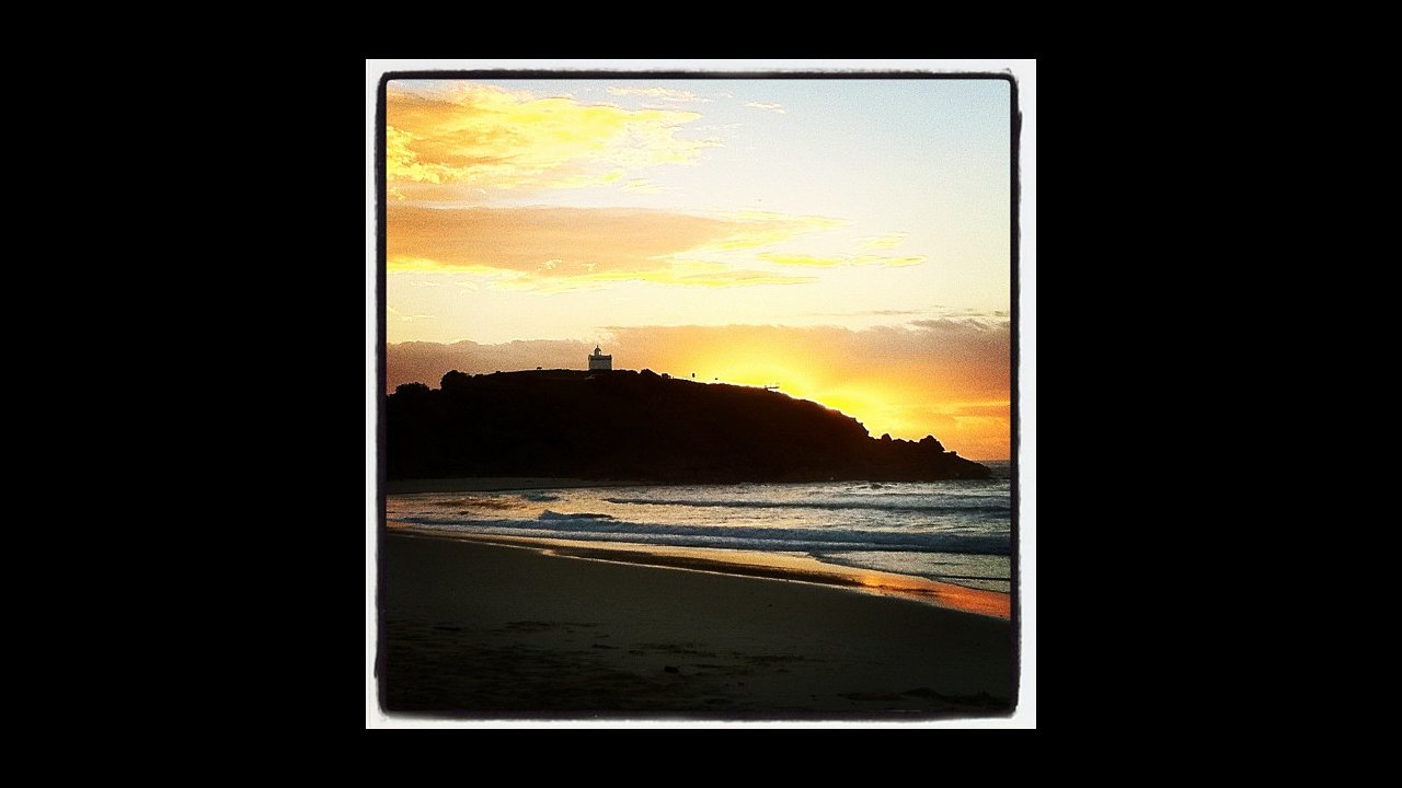 searching for the best waves on the coast