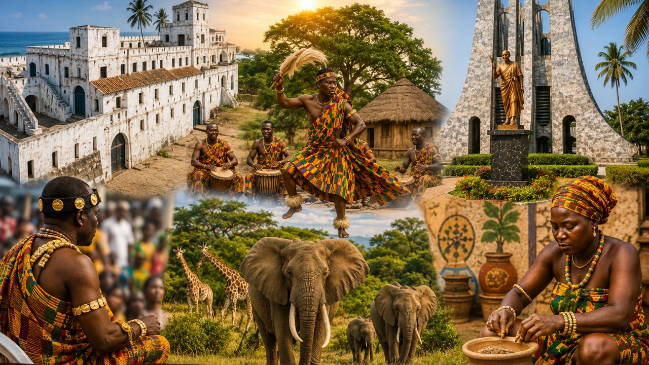 12-Day Ghana Heritage, Culture & Wildlife Adventure