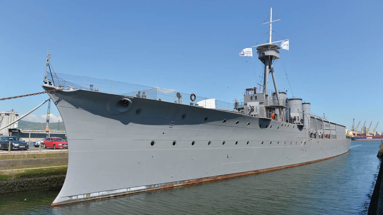 HMS Caroline Battleship Tour