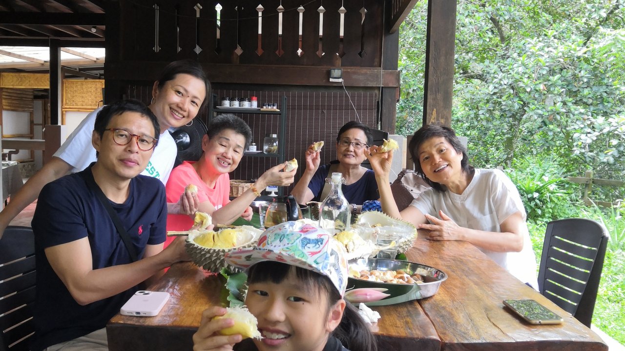 Happy family gathering