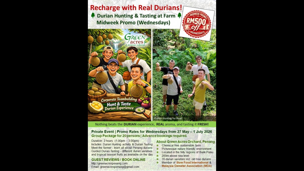 Midweek Promo (RM500 off)