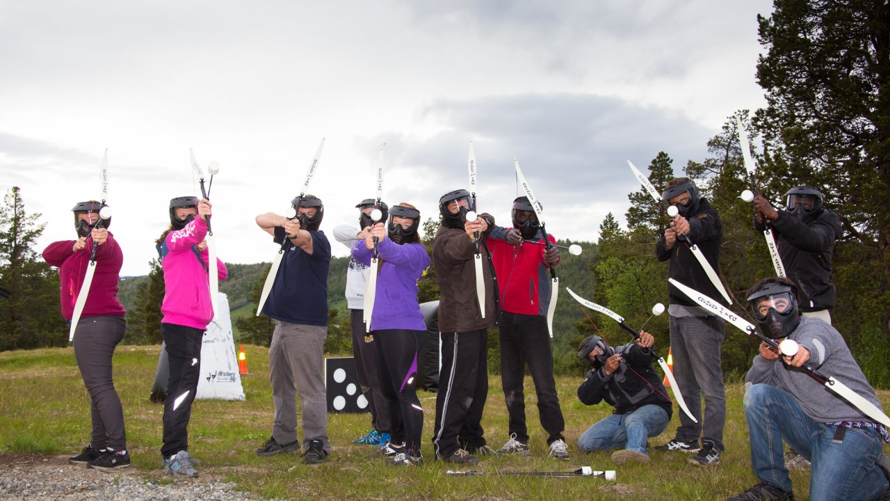 Lagspill med pil og bue