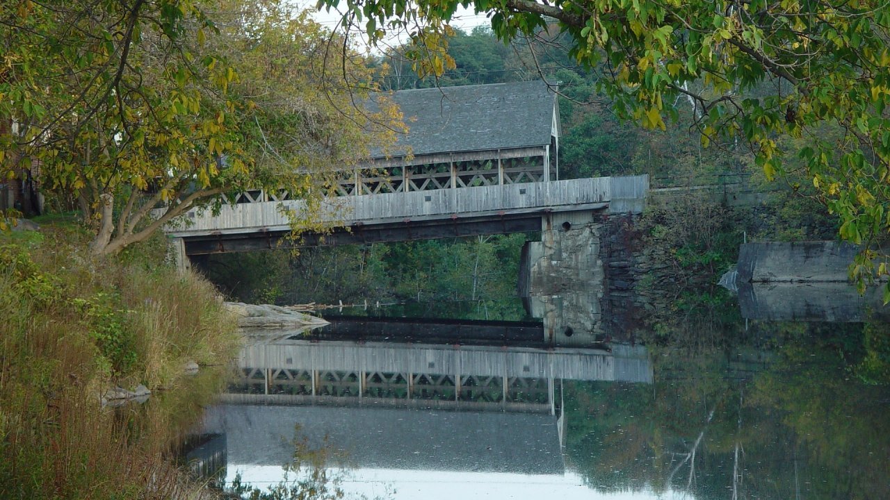 New England covered bridge