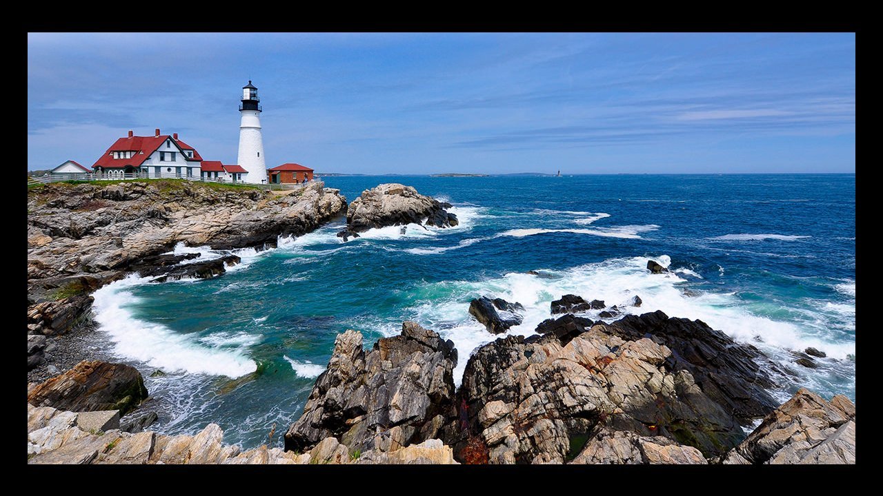 Maine coastline