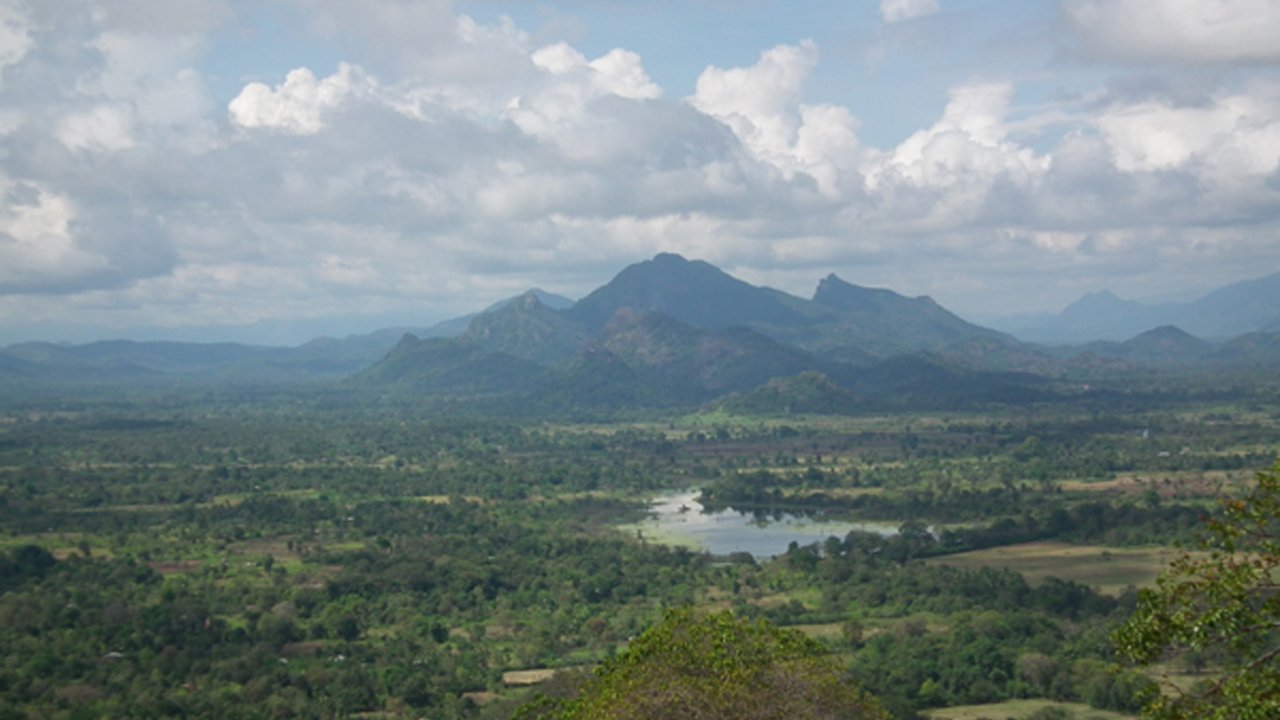 View over the mountains