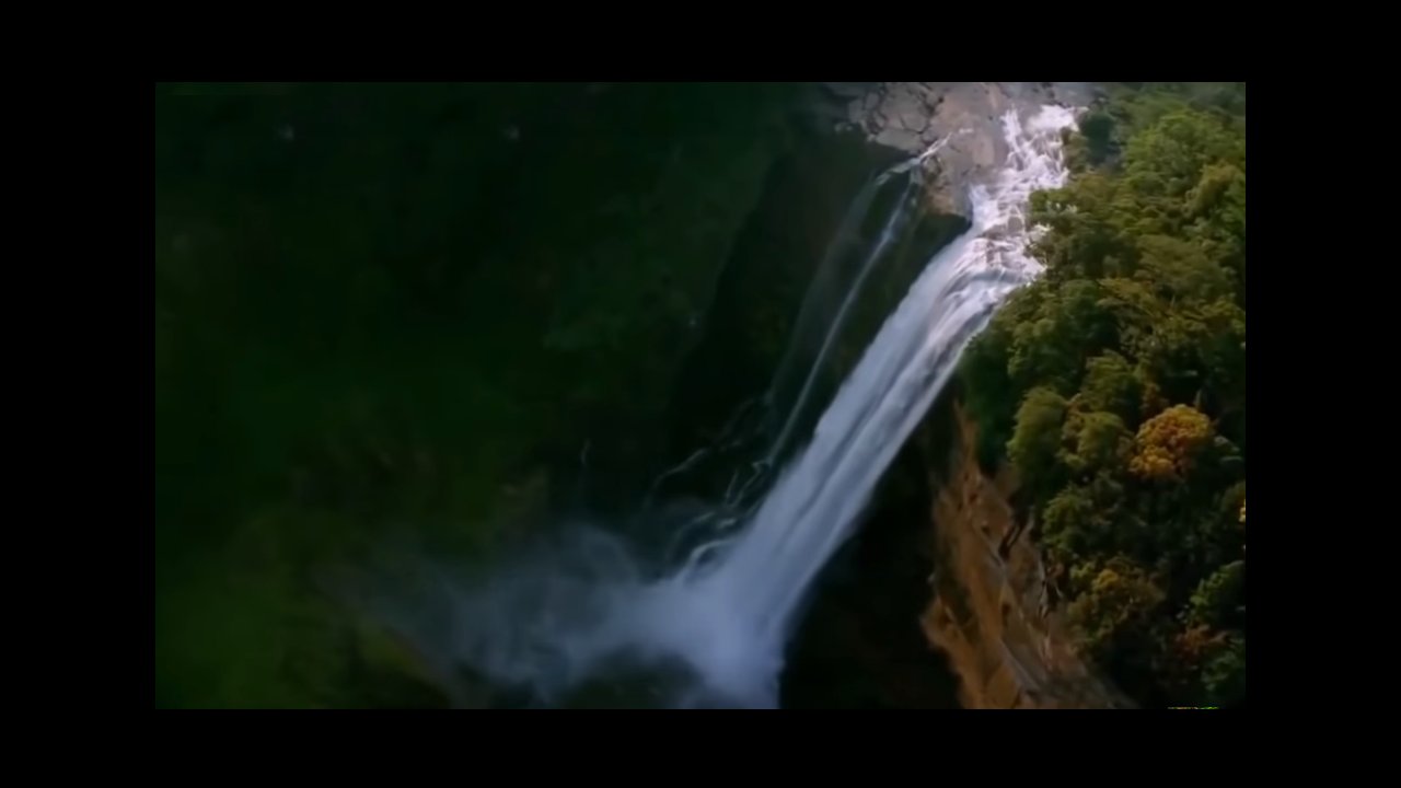 waterfalls in the mountains