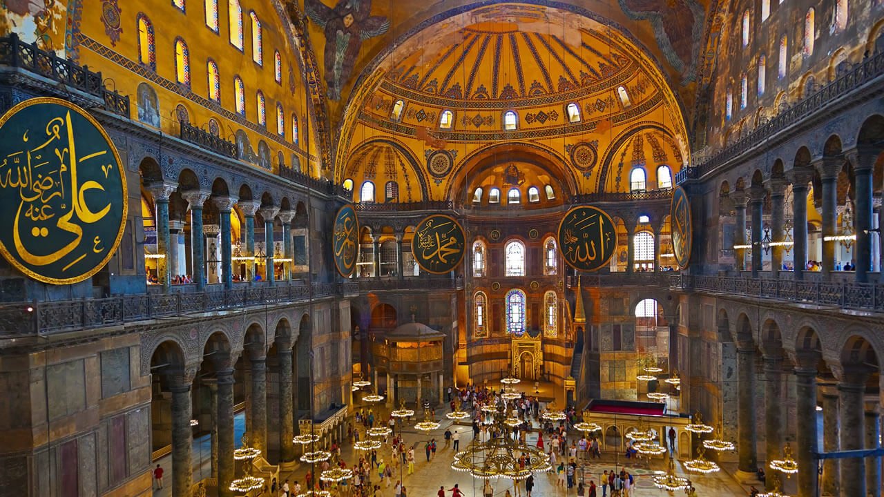Hagia Sophia interior view