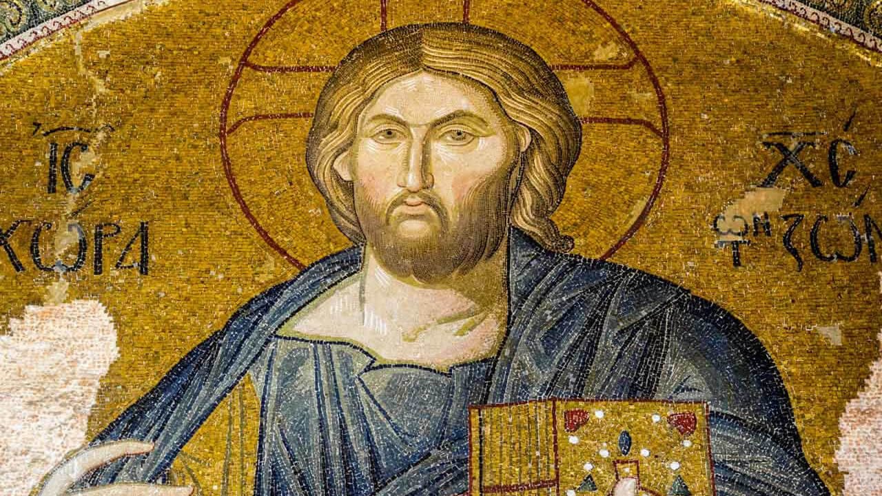 Pantocrator Jesus mosaic at the Chora Church