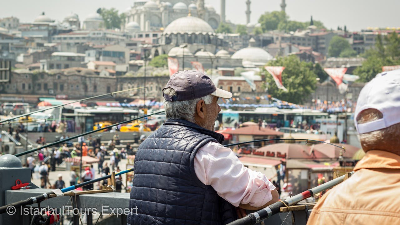 Galata Bridge is one of the most popular spots for photograhphers