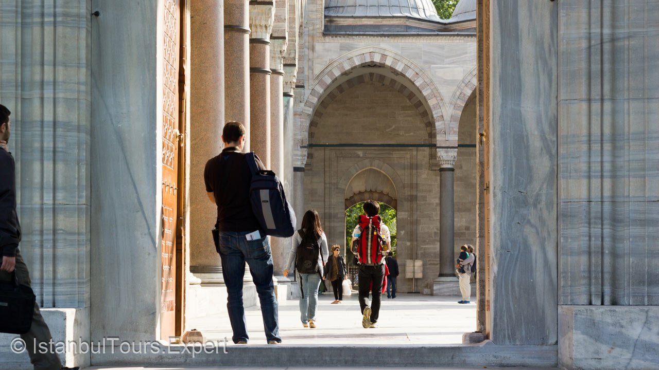 Entrance to the Blue Mosque