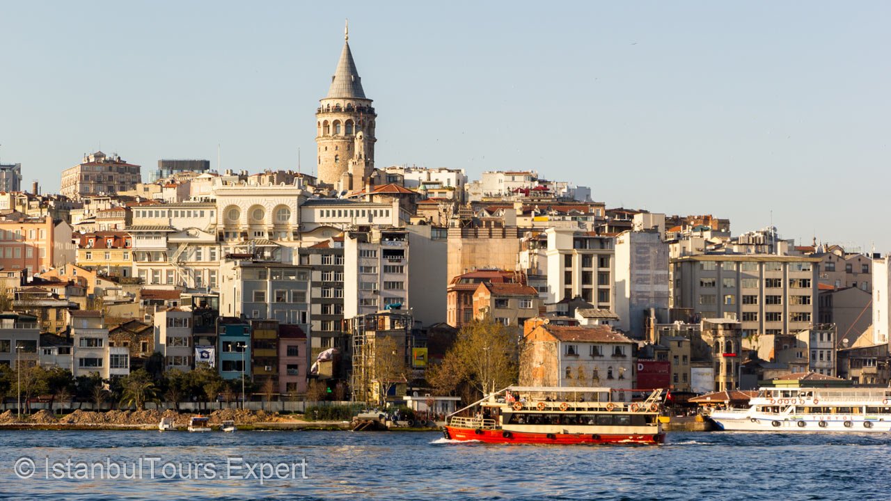 Galata Tower and Karakoy district from Eminonu