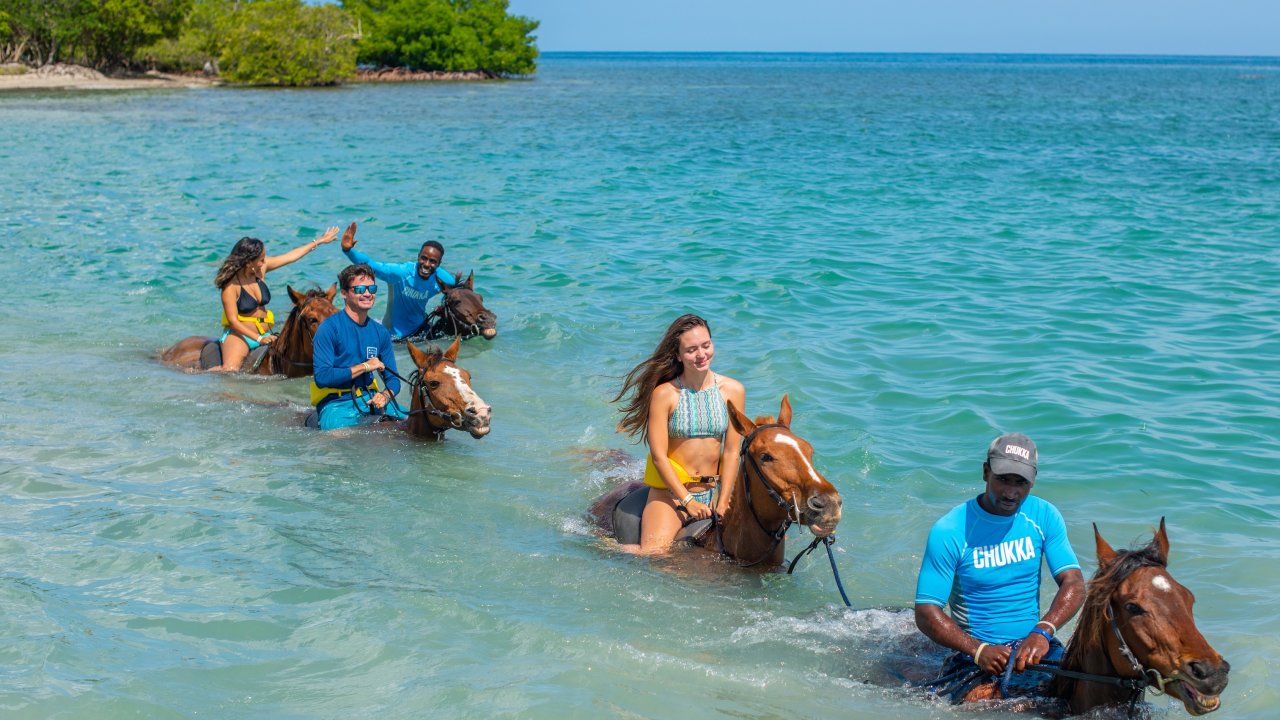 Green Grotto Caves, Horseback, ATV & Catamaran Adventure