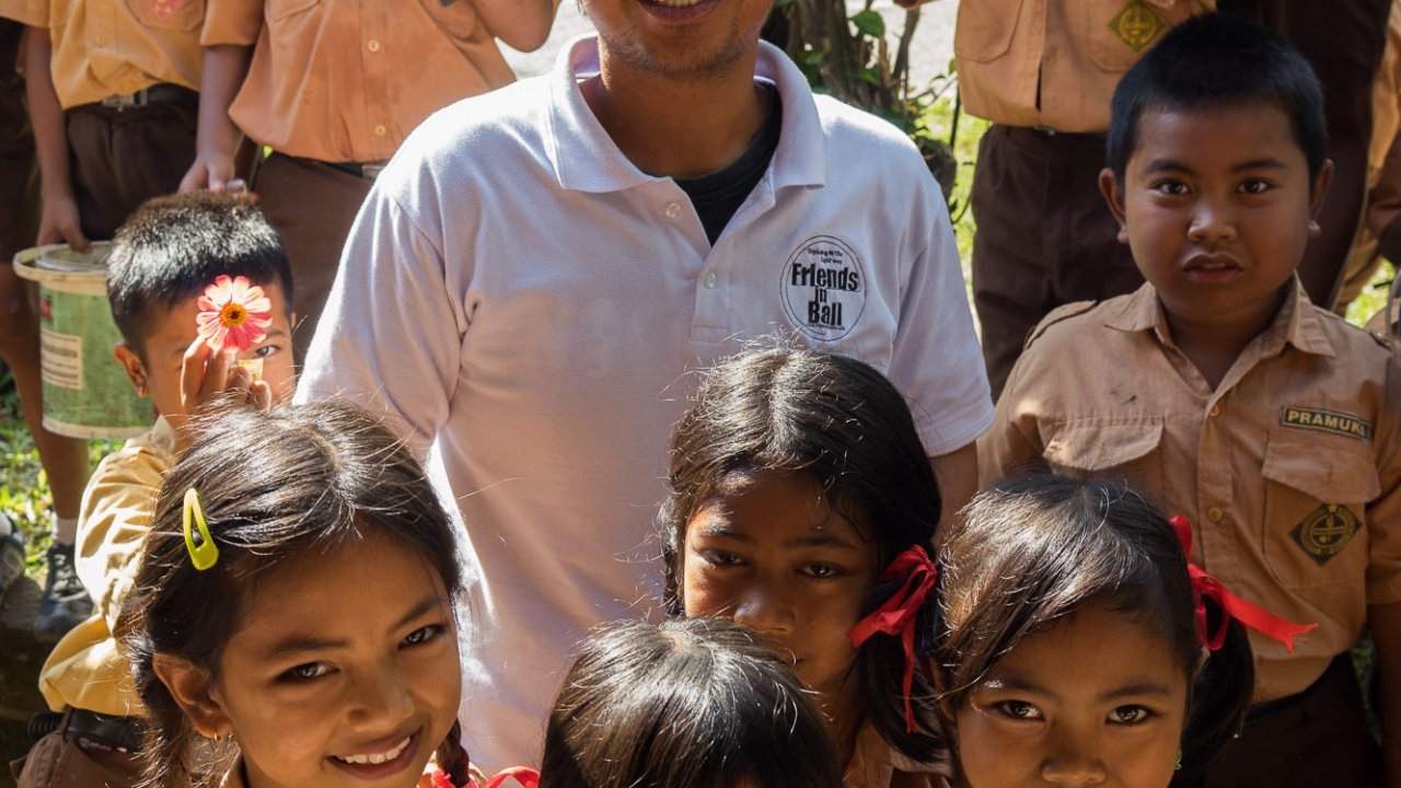 School charity visit