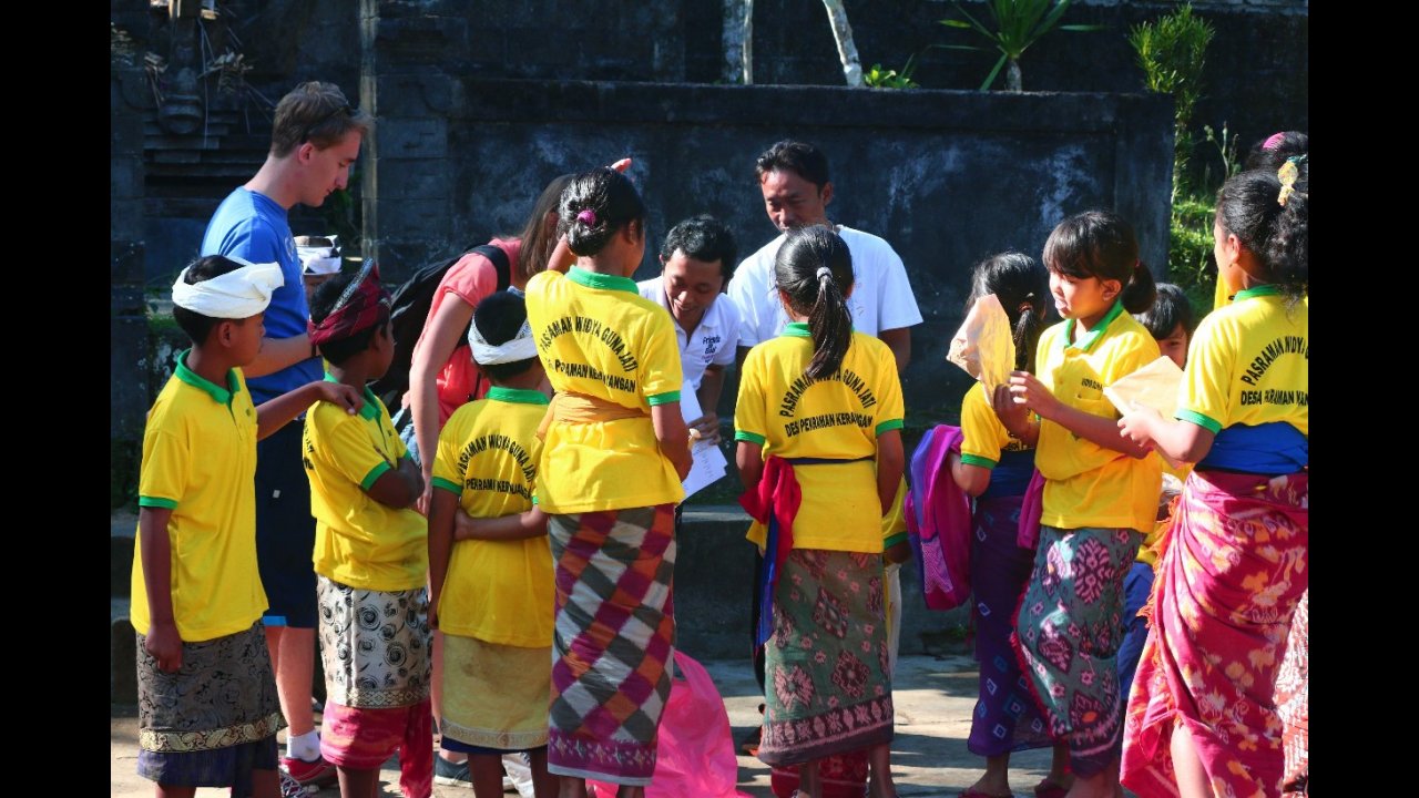 School charity visit