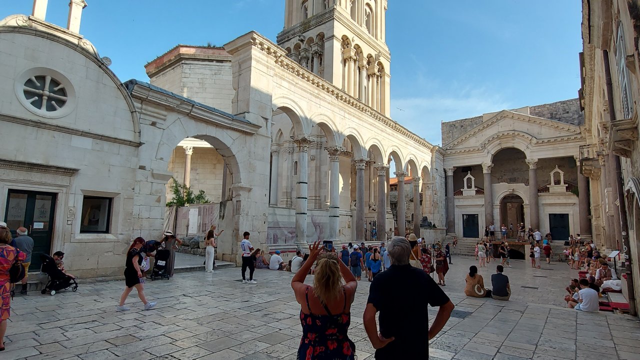 Belfry of St. Domnius with Peristyle Square
