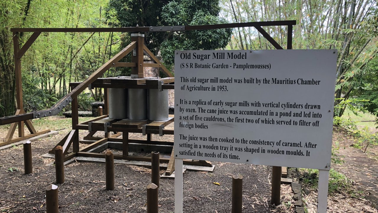 Artisanal Sugar Mill at Pamplemousses Garden