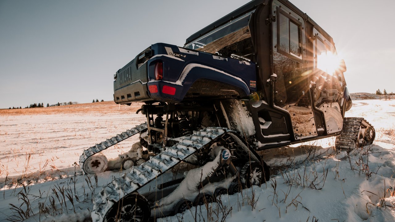 Hop aboard!  Heater inside to warm up!