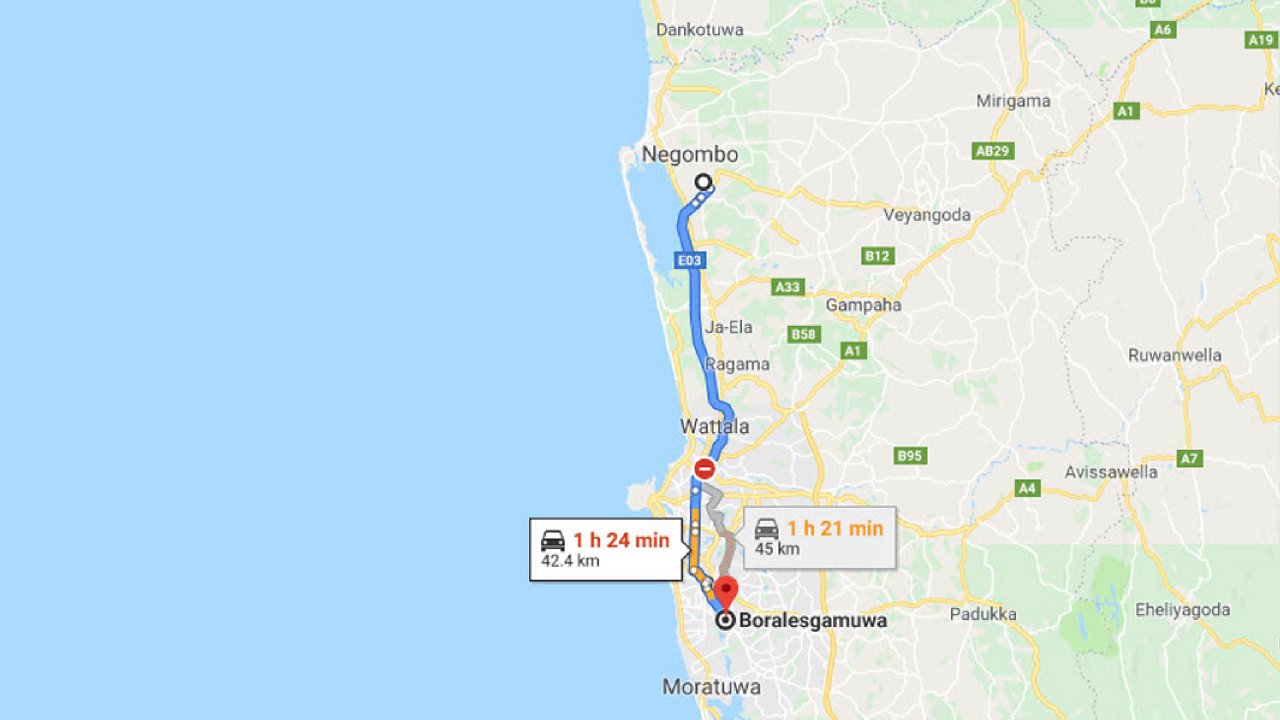 Colombo Airport (CMB) to Boralesgamuwa City Private Transfer