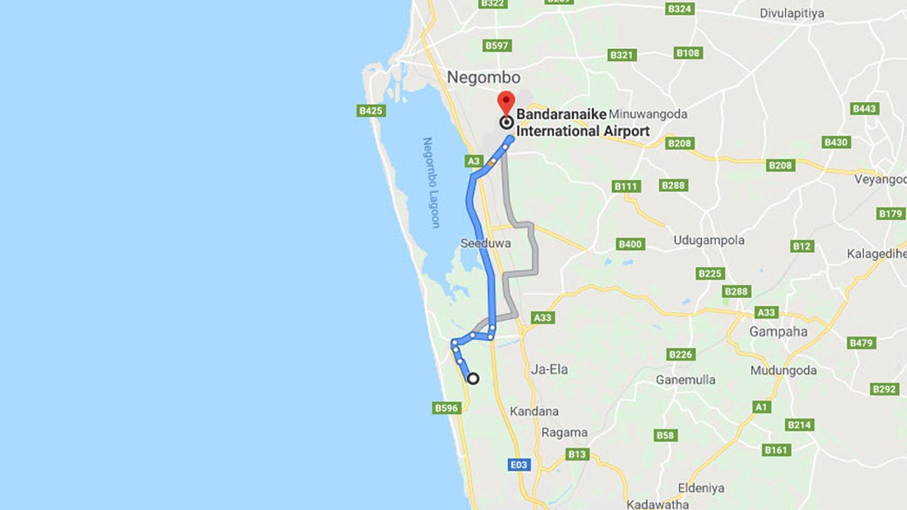 Bopitiya City to Colombo Airport (CMB) Private Transfer