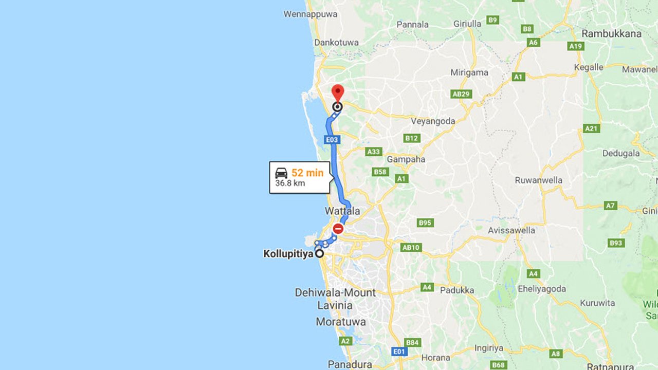 Kollupitiya City to Colombo Airport (CMB) Private Transfer   