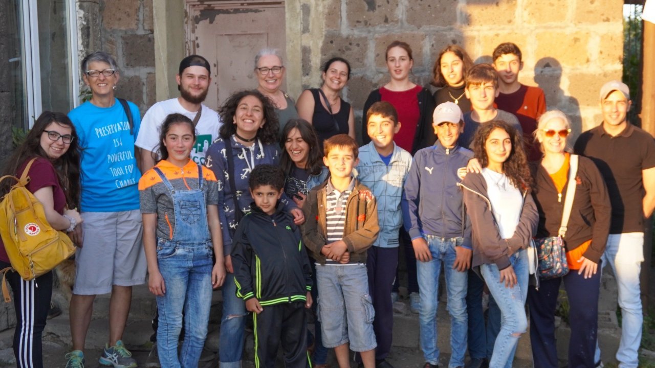 Dinner in the village of Tosghamarg