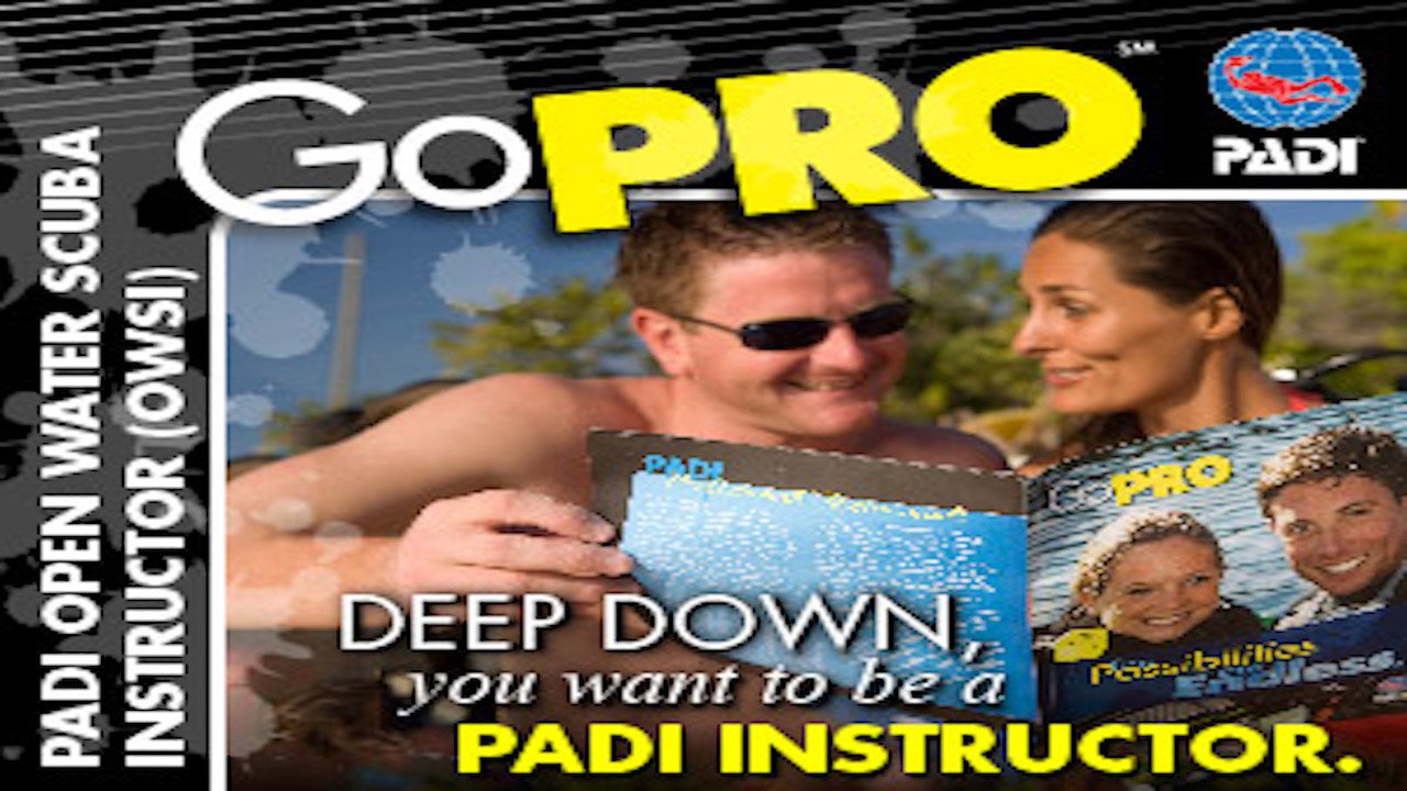 GO PRO WITH PADI