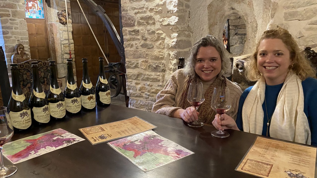 Tasting at Philippe Leclerc