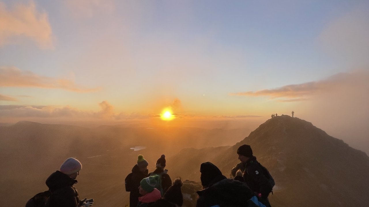 Sunrise on Errigal 