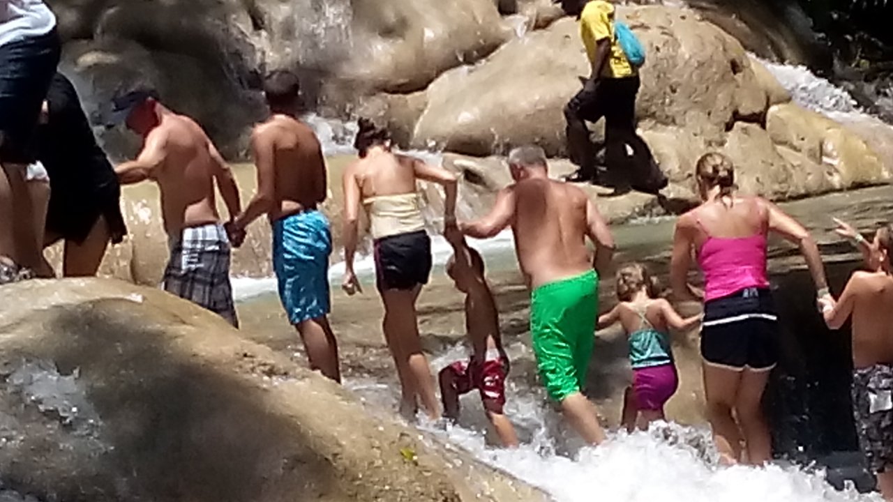 dunns river falls via private van driver