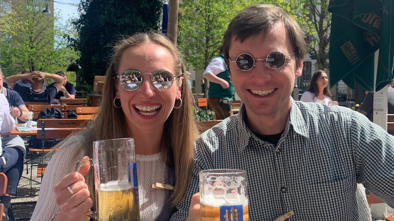 Warm up in a Munich beer garden