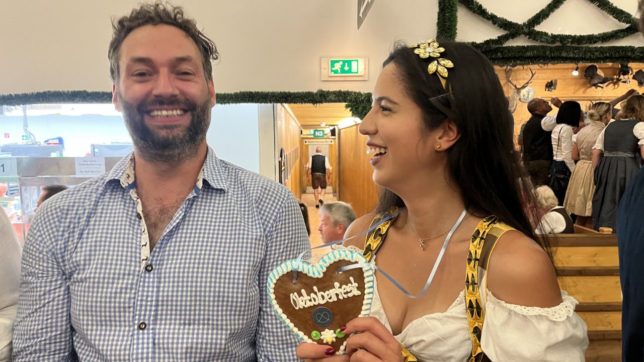 Happy faces at Oktoberfest