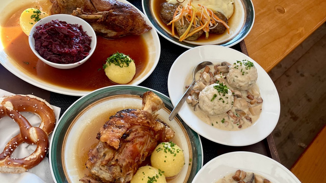 Bavarian food on it's finest! Yummy