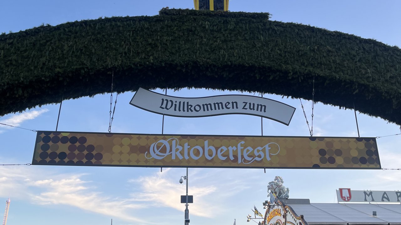 Oktoberfest entrance