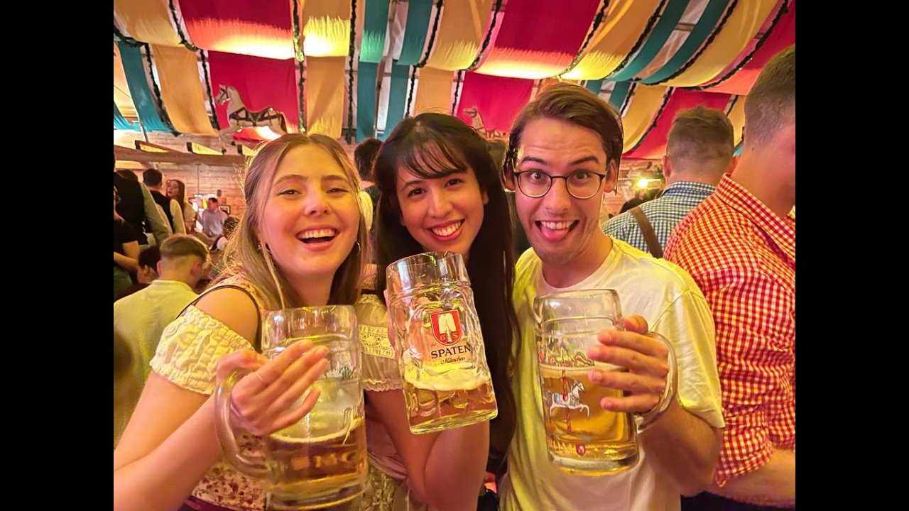 Inside the Spring Festival Tent