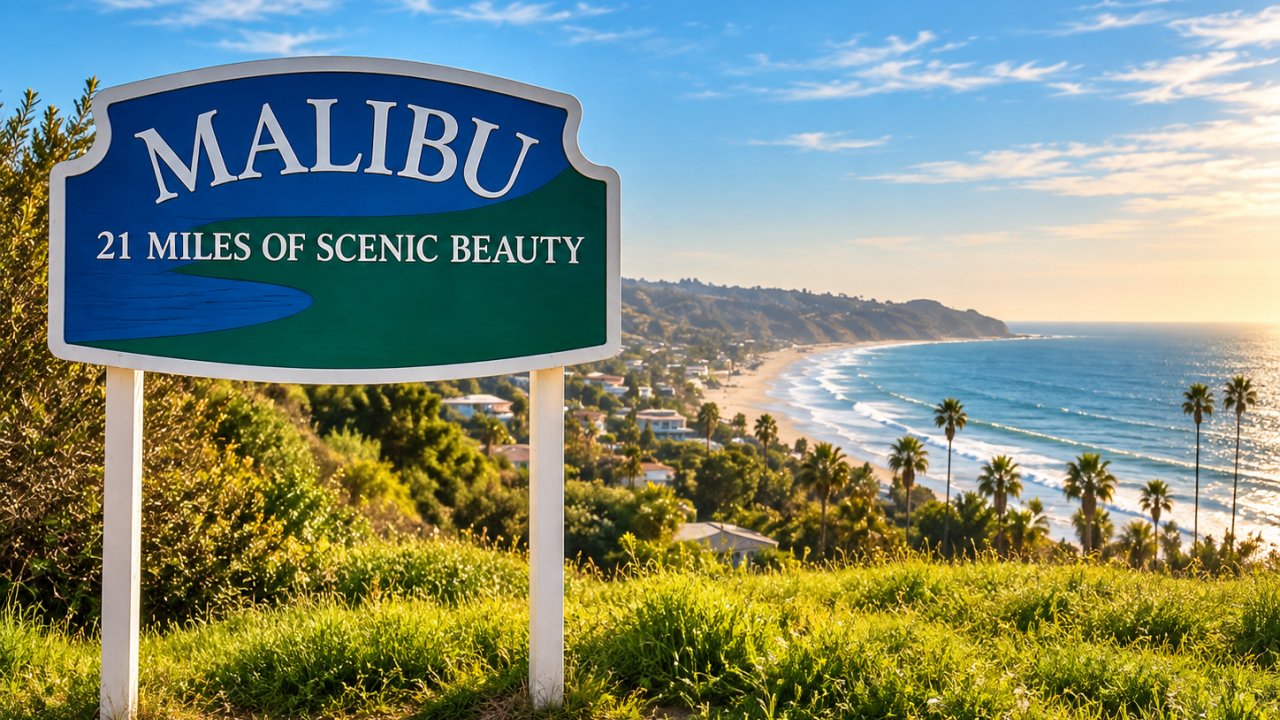 Malibu sign