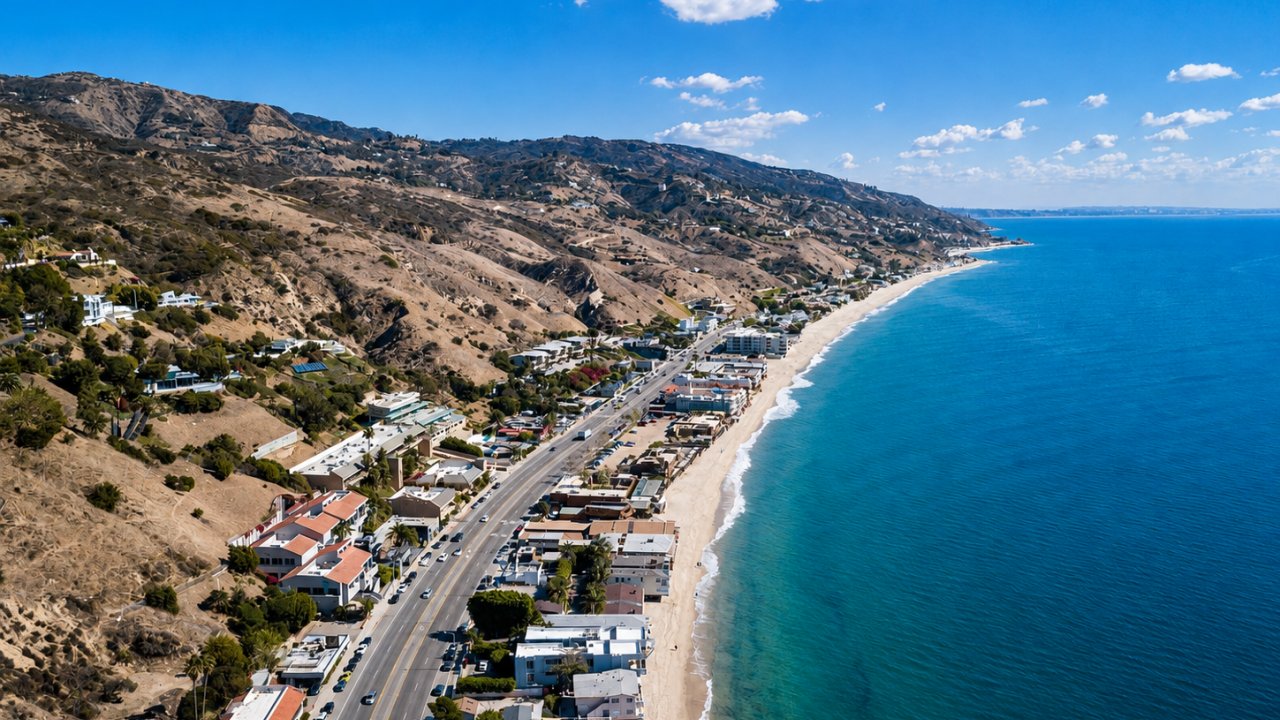 Malibu coastline