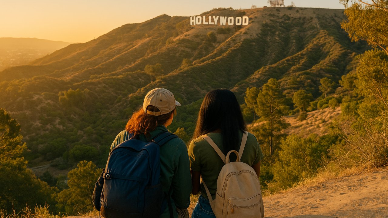 Hollywood Sign from Mulholland Drive