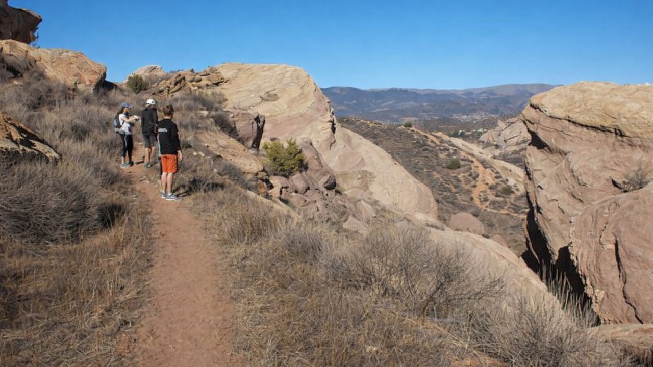 Pacific Crest Trail at Vasquez Rocks