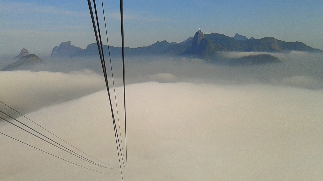 Rio Skyline from Sugarloaf Mountain by Luis Darin