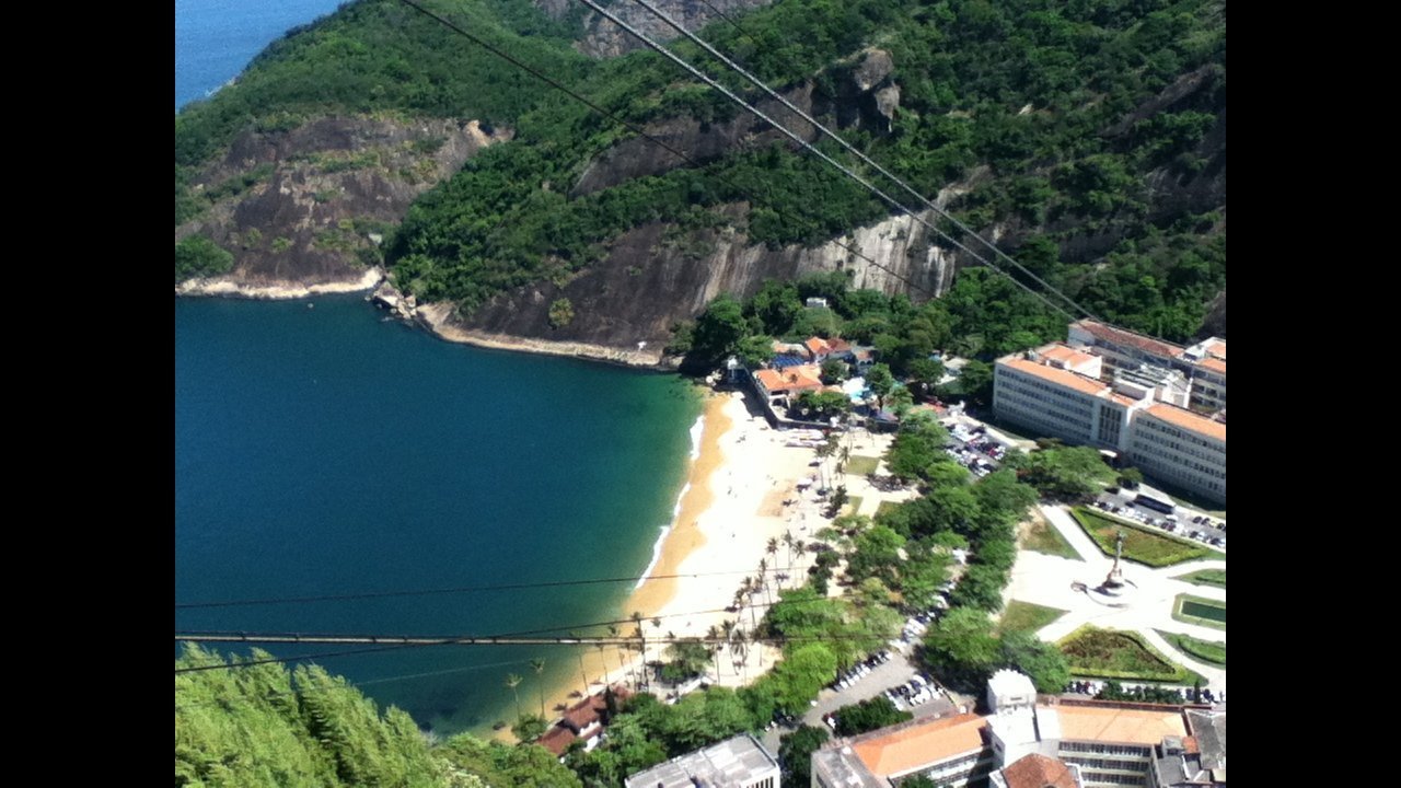 Praia Vermelha from Urca Mountain by Luis Darin