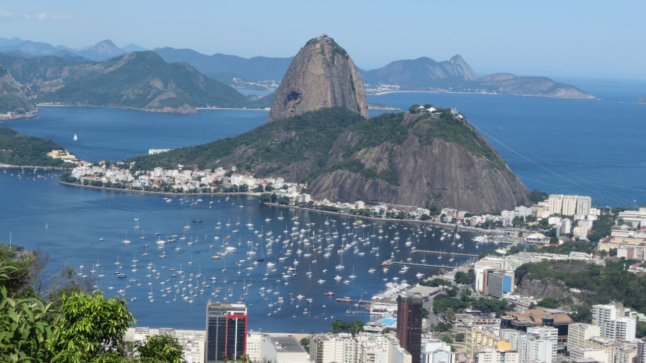 Sugarloaf Mountain from the Christ