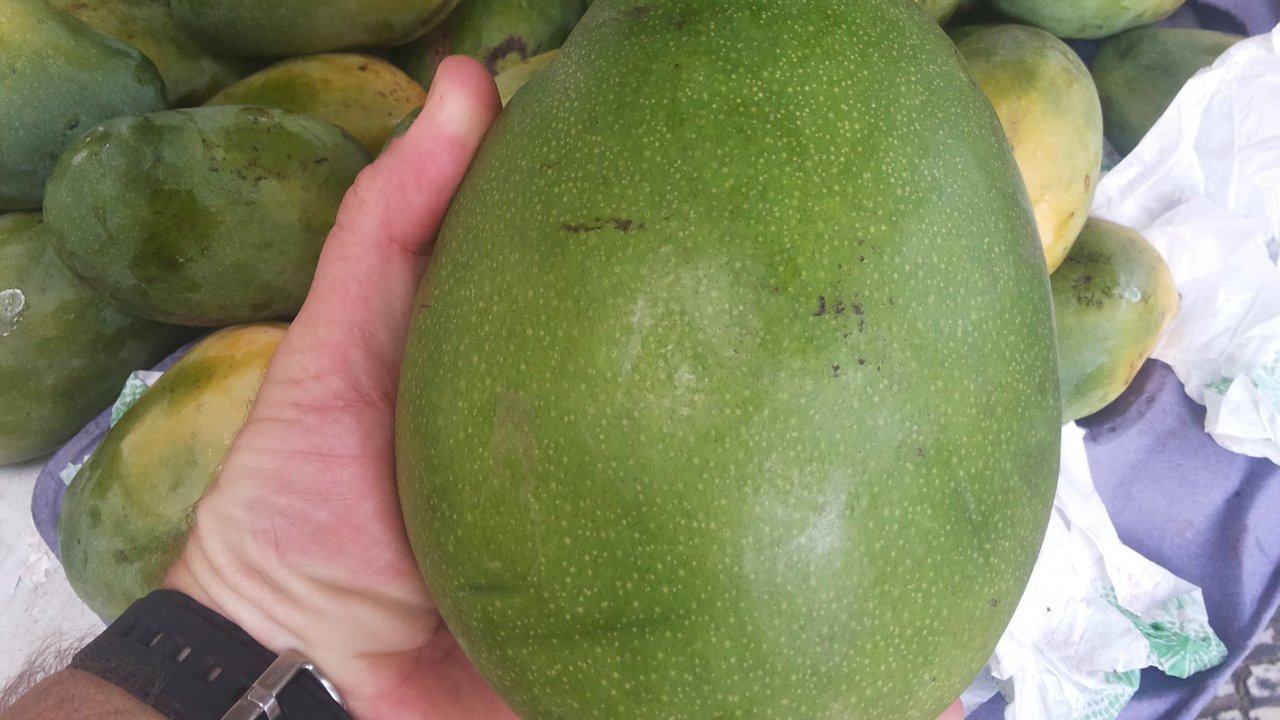 Fruit stand at the farmers market